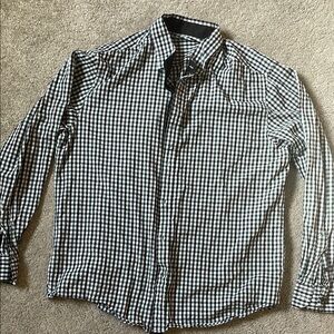 Men's 100% Cotton Checkered Shirt